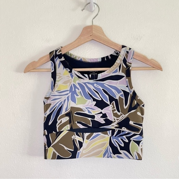 Sweaty Betty Paper Leaf Power Activewear Set 7/8 Legging Frame Sports Bra XS-SM - Picture 12 of 16